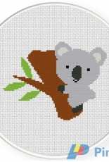 Daily Cross Stitch - Cute Koala