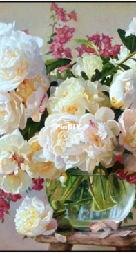 7 Elephants 84 - Bouquet of Peonies /7 слоников
