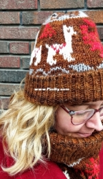 Rafaella Hat + Cowl by Nancy Pelletier-English,French-Free
