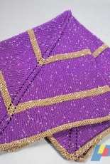 Knitting Fever-Cotton Sparkle Blanket by Nancy Nagle-Free