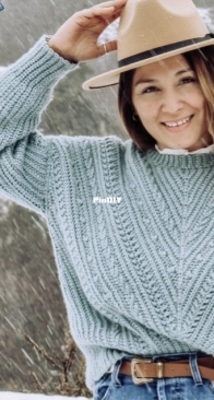 Tina Tejidos - Denise Haedo - Sunrise Sweater - Sweater Amanecer - Spanish