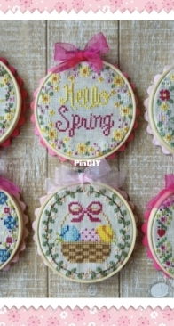 Waxing moon designs- spring mini rounds