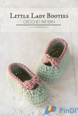 Hopeful Honey-  Olivia Kent- Little Lady Baby Booties- Free