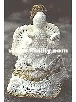 Kreinik - Jane Benton Butler - CK11 - Crocheted Tapestry Angel - Free