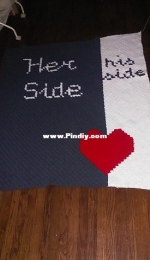 Crochet Couch - Kim Latshaw - Her Side His Side Afghan