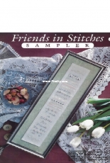 Friends in Stitches Sampler - The Needles Work by Dawn Lewis
