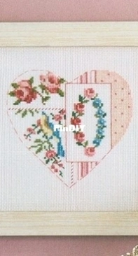 DMC BK 1074 Heart with the Blue Bird XSD