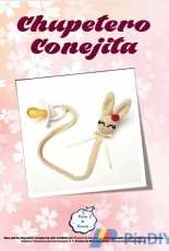 Puntos de Fantasía - Bunny Pacifier Holder - Spanish - Free