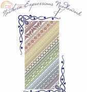 Northern Expressions Needlework NEN 019 - Twisted Band Sampler Cross Stitch Only Version