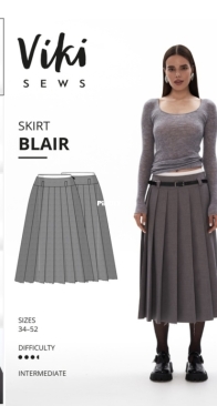 Viki Sews - Skirt Blair - Юбка Блаир - Russian