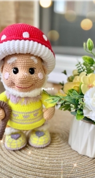 Kat Knit Toys - Ekaterina Litvinova - Mushroom