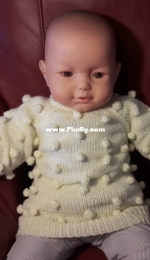 baby sweater popcorn