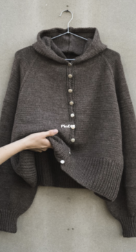 Autumn Hooded Cardigan- Neringa Ruke