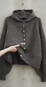 Autumn Hooded Cardigan- Neringa Ruke