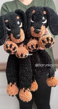Barunka Crochet - Daniela - Dachshund lovey