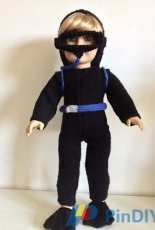 American Girl Scuba Suit 18"inch Doll by Lorraine Jordan
