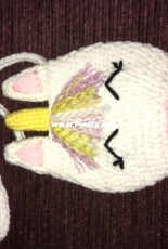 First ever crochet! Unicorn purse!