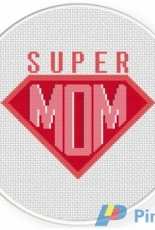 Daily Cross Stitch - Supermom
