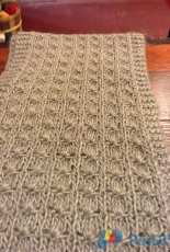 Grey February Scarf by Lisa Krack-Free