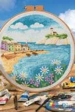 Spring Break by Maria Diaz from Cross Stitcher UK 318