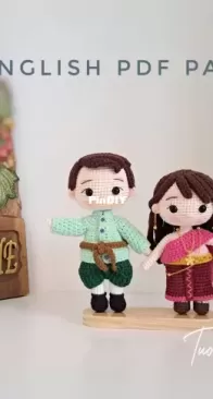 Tuoidt Crochet VN - Duong Thi Tuoi - Thai Wedding Couple