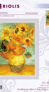 Riolis 2032 Sunflowers after V. Van Goghs Painting XSD