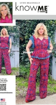 Know Me Sewing Pattern Misses' Top and Pants by Lynn Brannelly - ME2092 - Sizes 18-26