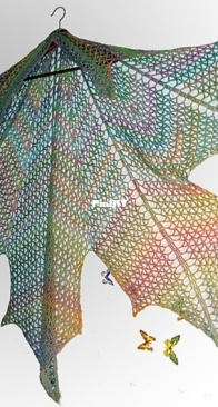 Elfmoda - Natalia Demakova - Maple Leaf Crochet Shawl