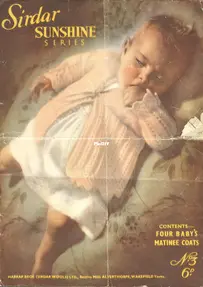 Sirdar No. 3 - Sunshine Series - Four Babys Matinee Coats