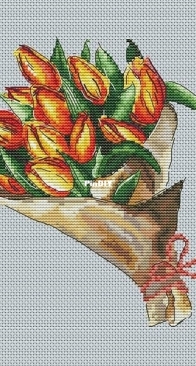 Mandarinks Design - Bouquet for a Lovely Lady by Nadezhda Grigorieva / Grigoryeva Надежда Григорьева - Free