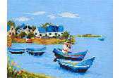 Lanarte 34747 - Little Boats At The Beach
