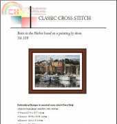 Classic Cross Stitch NA109 - Boats In Harbour