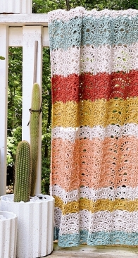 Desert Garden Throw by Rohn Strong English