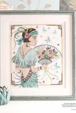 Puttin on the Glitz - Art Deco Lady by Lesley Teare from Cross Stitch Gold 125