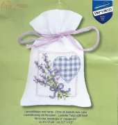 Vervaco PN-0143680 Lavender Twigs With Heart