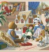 Dimensions 3799 Doll House Tea Party