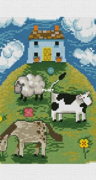Granja Azul From Artime Cuadros 20 (blue farm) / XSD