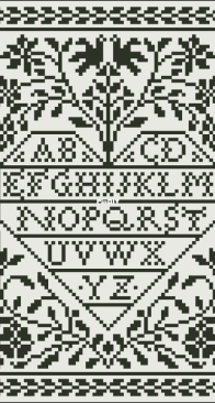 Modern Folk Embroidery - Love Letters  XSD+PCS