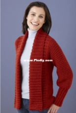 Drapey Cardian-by Lion Brand-Free.