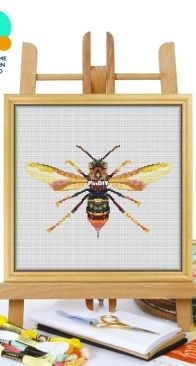 Awesome Pattern Studio - CS649 - Mandala Polybia Paulista Wasp XSD