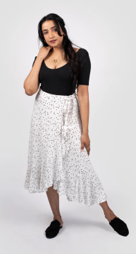 Made Label - Frankie Wrap Skirt - Sizes AU 4-30