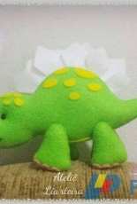 Ateliê Liarteira - Dinossauro - Dinosaur - Felt Pattern - Portuguese - Free