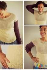 Purl Heroine-Angela Sweater by Amanda Reed-Free