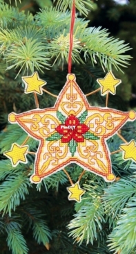 Crystal Art - T-07 - Christmas Star Ornament