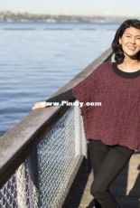Dartmouth Poncho by Melissa Leapman-Free