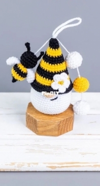 Mufficorn - Olga Chemerys - Keychain Gnome Bee
