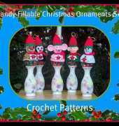 Crafts for Angels Designs - Barbara Maroney - Candy Filled Christmas Ornaments Set 1 and 2