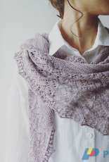 Lilac Lace Shawl by Irene Lin - English, Chinese