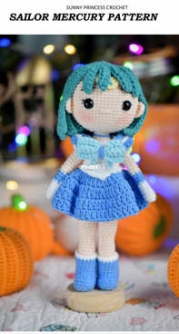 Sunny Princess Crochet - ColorLife Sunny - Sunny - Hieu Pham - Sailor Mercury