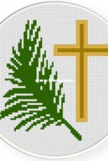 Daily Cross Stitch - Palm Sunday